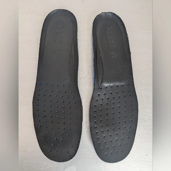 ecco super soft confort Leather  Sneaker women Sz 42 Eur - Picture 13 of 16